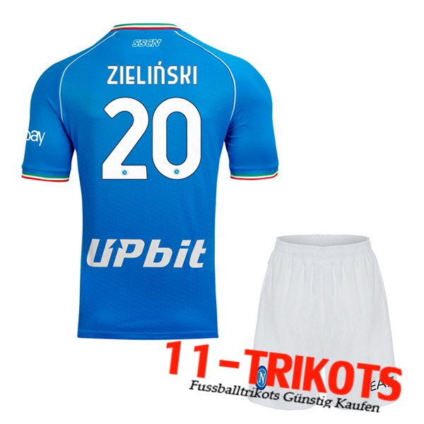 SSC Neapel (ZIELINSKI #20) Kinder 2023/2024 Heimtrikot