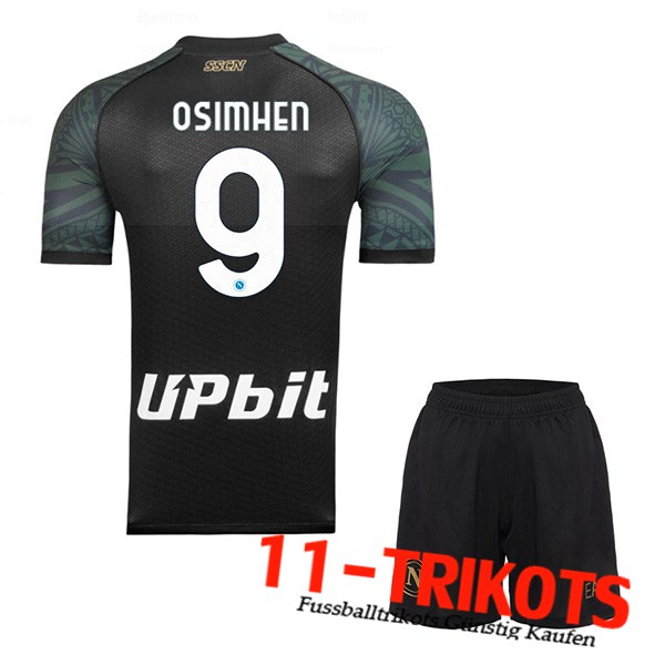 SSC Neapel (OSIMHEN #9) Kinder 2023/2024 Third Trikot