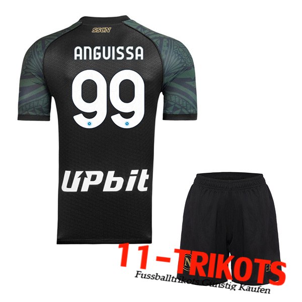 SSC Neapel (ANGUISSA #99) Kinder 2023/2024 Third Trikot