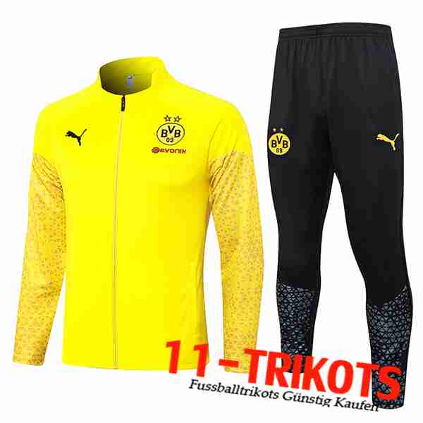 Dortmund Trainingsanzug (Jacke) Gelb 2023/2024