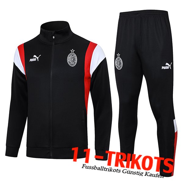 AC Milan Trainingsanzug (Jacke) Schwarz 2023/2024 -02