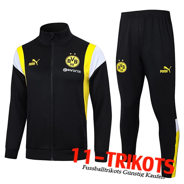 Dortmund Trainingsanzug (Jacke) Schwarz 2023/2024 -02