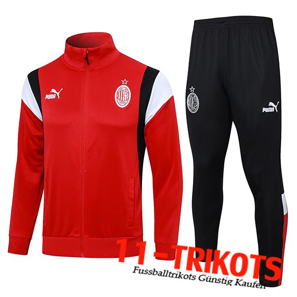 AC Milan Trainingsanzug (Jacke) Rot 2023/2024 -03