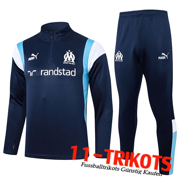 Marseille Trainingsanzug Navy blau 2023/2024 -03