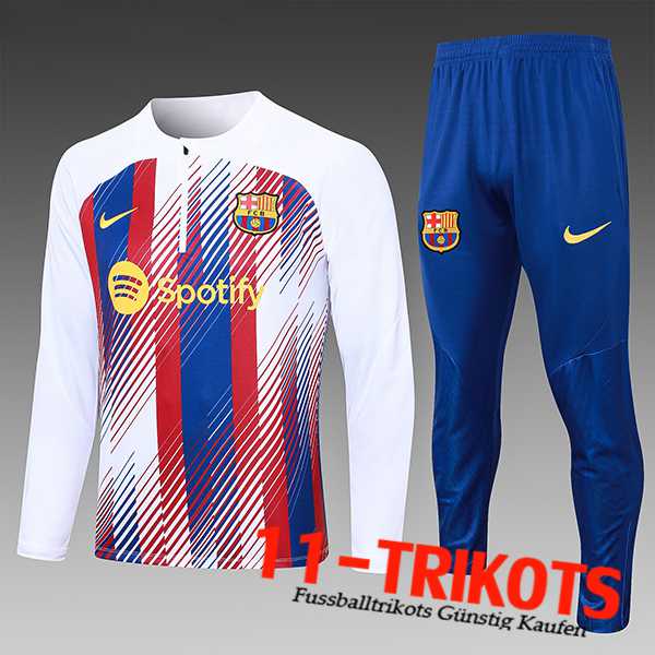 FC Barcelona Trainingsanzug Kinder Rot/Blau 2023/2024