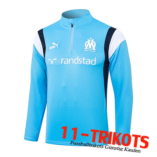 Marseille Training Sweatshirt Hellblau 2023/2024 -03