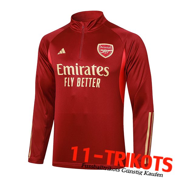 Arsenal Training Sweatshirt Rot 2023/2024 -04