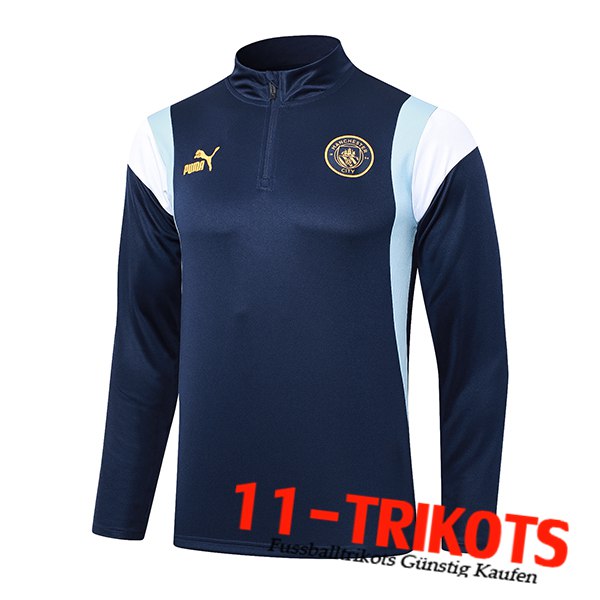 Manchester City Training Sweatshirt Navy blau 2023/2024 -02