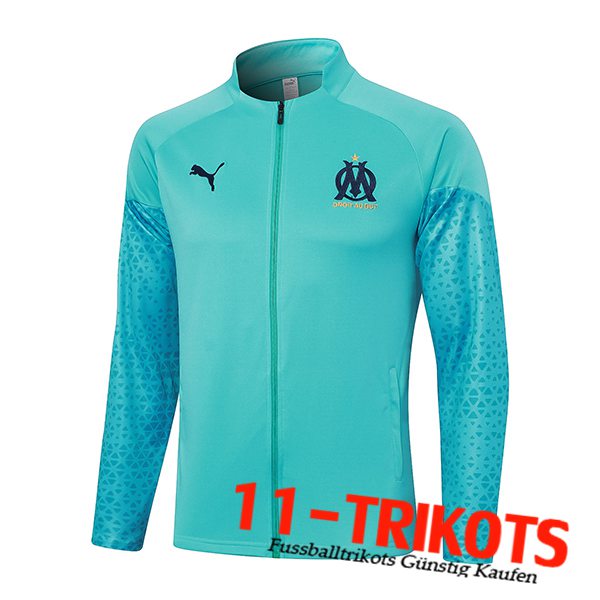 Marseille Trainingsjacke Hellblau 2023/2024