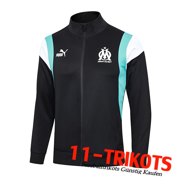 Marseille Trainingsjacke Schwarz 2023/2024