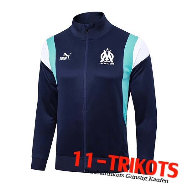 Marseille Trainingsjacke Navy blau 2023/2024