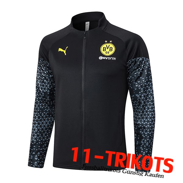 Dortmund Trainingsjacke Schwarz 2023/2024 -03