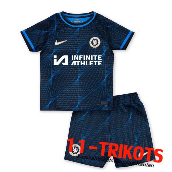 FC Chelsea Kinder Sponsor Auswärtstrikot 2023/2024