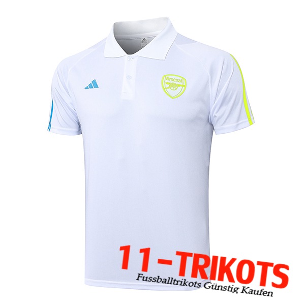 Arsenal Poloshirt Weiß 2023/2024