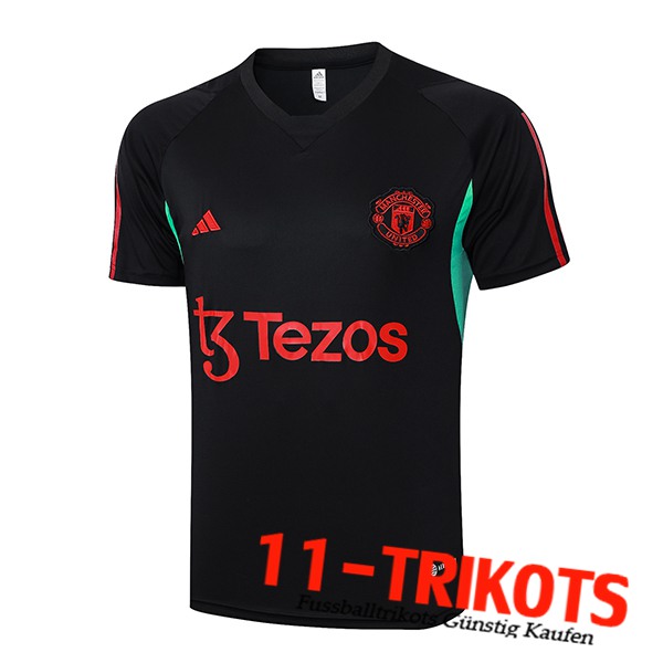 Manchester United Trainingstrikot Schwarz 2023/2024 -04