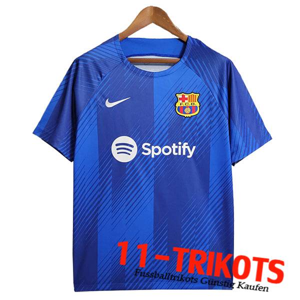 FC Barcelona Trainingstrikot Blau 2023/2024 -04