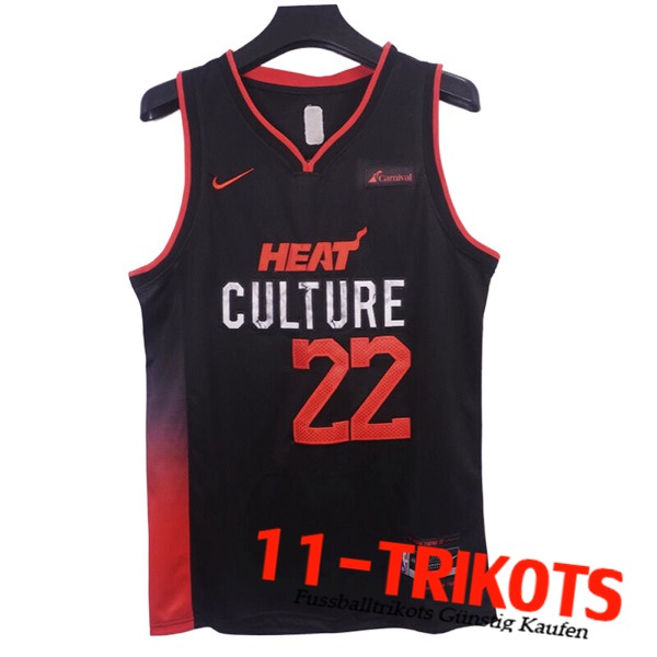 Miami Heat Trikot (BUTLER #22) 2023/24 Schwarz/Rot