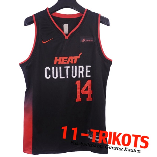 Miami Heat Trikot (HERRO #14) 2023/24 Schwarz/Rot