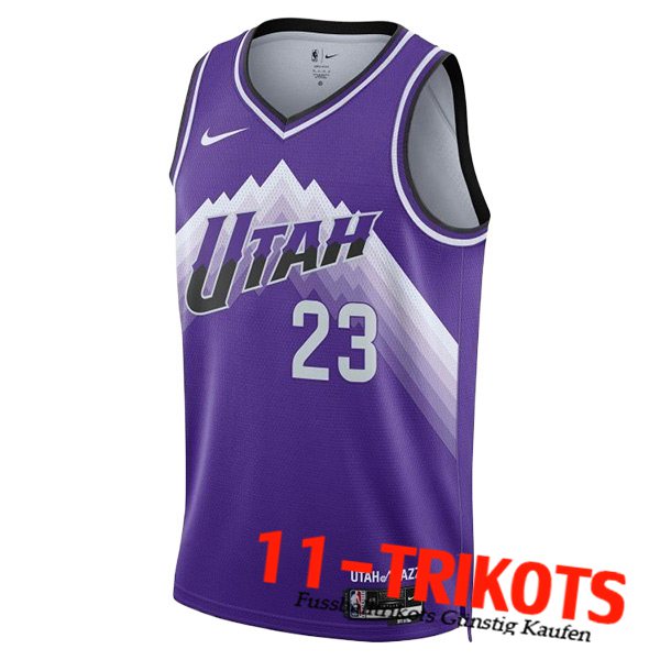 Utah Jazz Trikot (MARKKANEN #23) 2023/24 lila