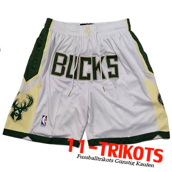 Chicago Bulls Shorts NBA 2023/24 Weiß/Grün/Gelb