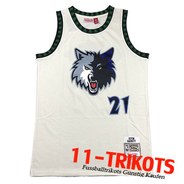 New Minnesota Timberwolves Trikot (GARNETT #21) 2023/24 Weiß