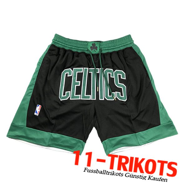 Boston Celtics Shorts NBA 2023/24 Schwarz/Grün