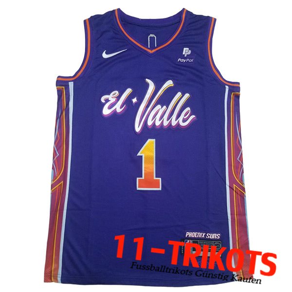 Phoenix Suns Trikot (BOOKER #1) 2023/24 lila -02