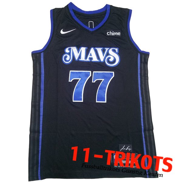 Dallas Mavericks Trikot (DONCIC #77) 2023/24 Dunkelblau