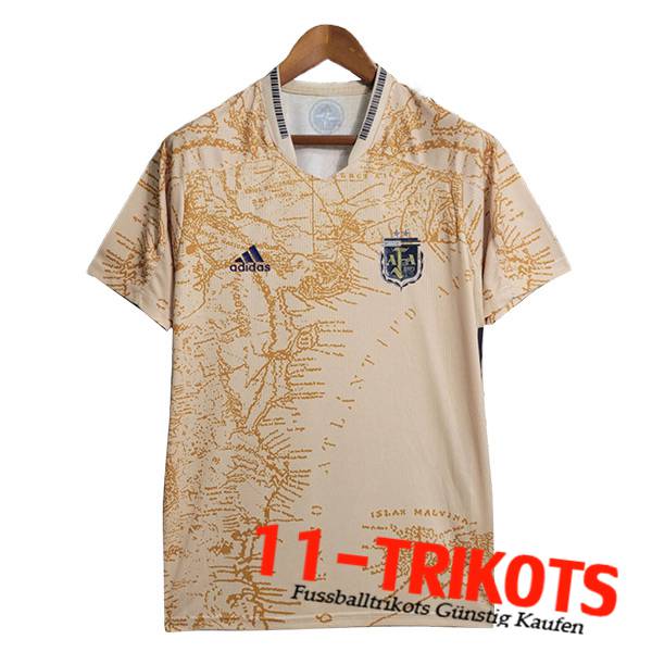 Argentinien Fussball Trikots Retro Special Edition Gelb 2020/2021