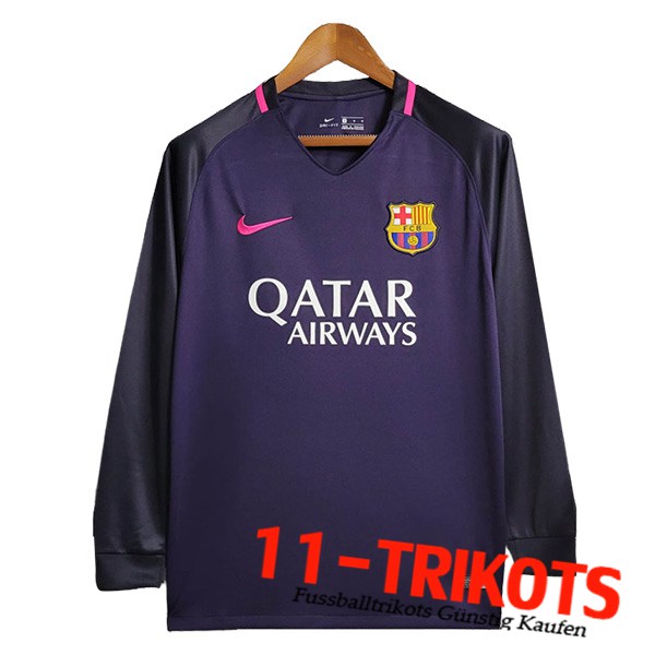 Fussball Trikots FC Barcelona Retro Auswärtstrikot Langarms 2016/2017