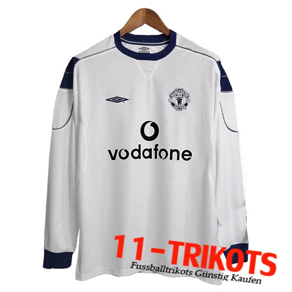 Manchester United Retro Auswärtstrikot Langarms 1999/2000