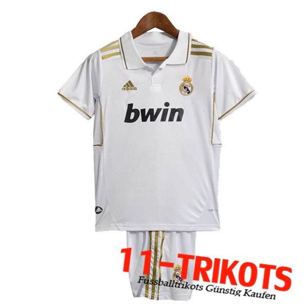 Real Madrid Retro Kinder Heimtrikot 2011/2012
