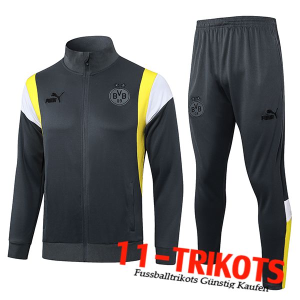 Dortmund Trainingsanzug (Jacke) Grau 2023/2024