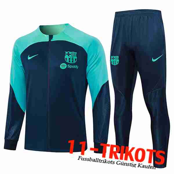 FC Barcelona Trainingsanzug (Jacke) Navy blau 2023/2024