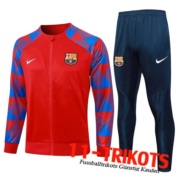 FC Barcelona Trainingsanzug (Jacke) Rot 2023/2024 -03