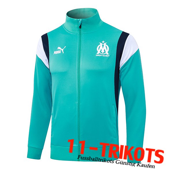 Marseille Trainingsjacke Hellblau 2023/2024 -02