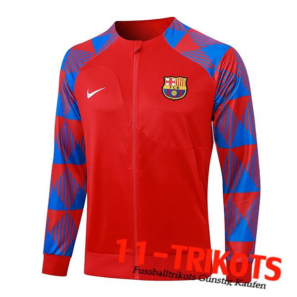 FC Barcelona Trainingsjacke Rot 2023/2024 -02