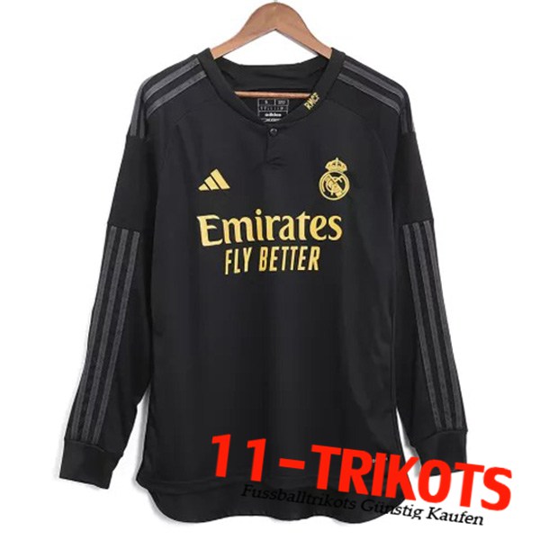 Real Madrid Third Trikot Langarms 2023/2024