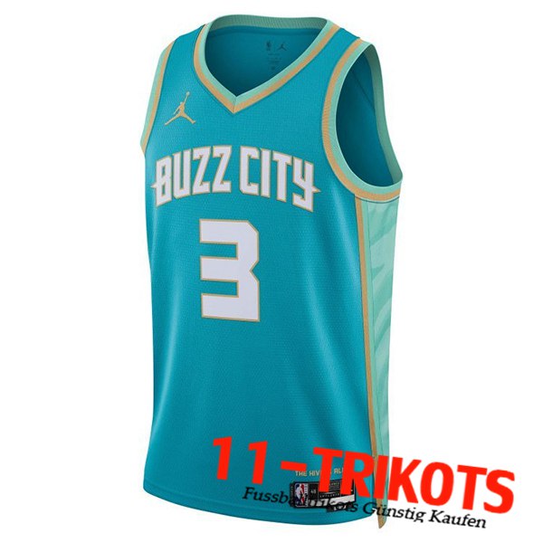 Charlotte Hornets Trikot (ROZIER III #3) 2023/24 Blau