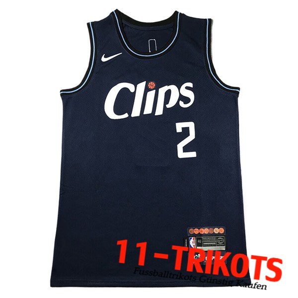 Los Angeles Clippers Trikot (LEONARO #2) 2023/24 Schwarz -02