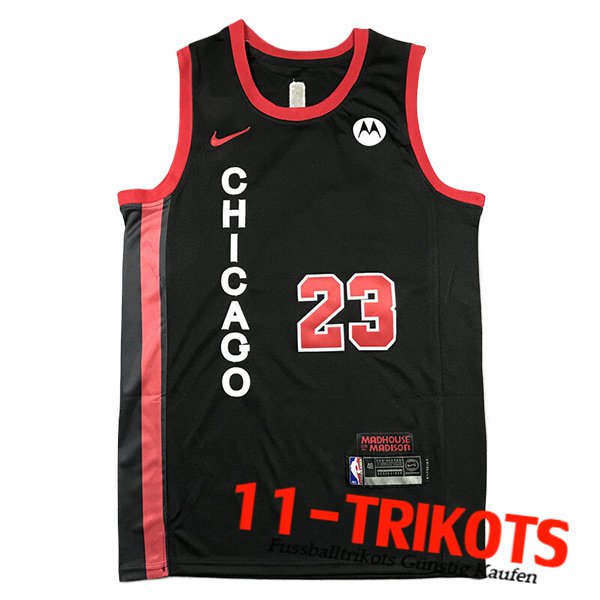 Chicago Bulls Trikot (JORDAN #23) 2023/24 Schwarz/Rot -05