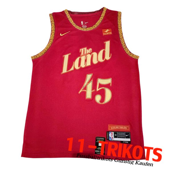 Cleveland Cavaliers Trikot (MITCHELL #45) 2023/24 Rot -02