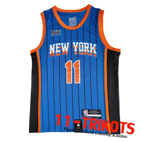 New York Knicks Trikot (BraunSON #11) 2023/24 Blau/Schwarz