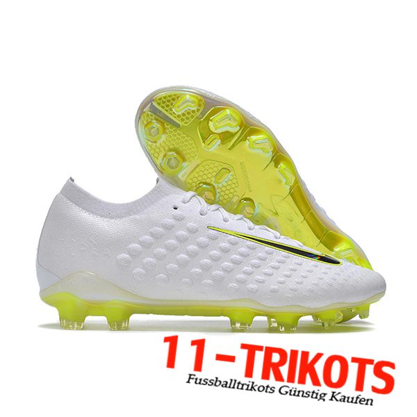 Nike Fussballschuhe Phantom Ultra Venom FG Weiß/Gelb