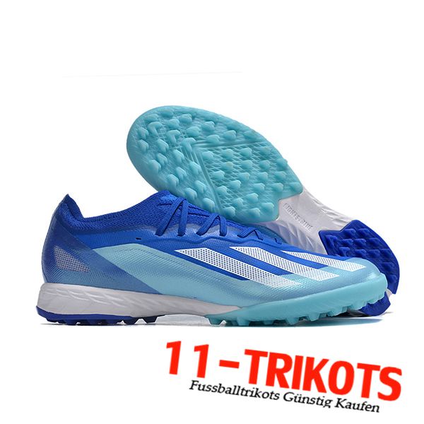 Adidas Fussballschuhe X CRAZYFAST.1 TF BOOTS Blau/Weiß -02
