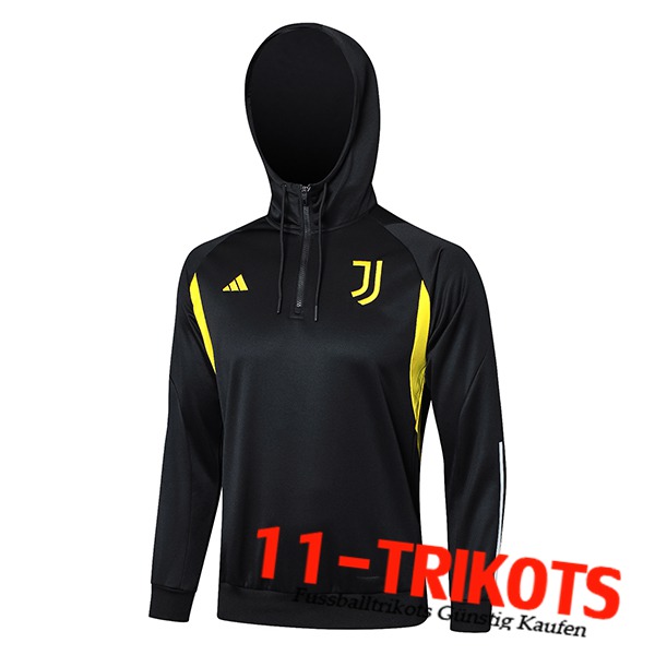 Juventus Training Sweatshirt Mit Kapuze Schwarz/Gelb 2023/2024