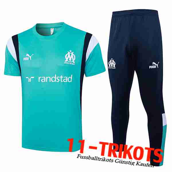 Marseille Poloshirt Blau 2023/2024