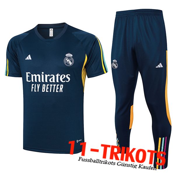 Real Madrid Poloshirt Dunkelblau 2023/2024