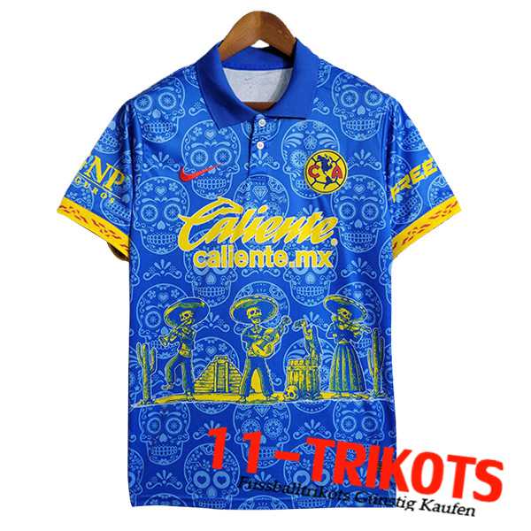 Club America Poloshirt Blau 2023/2024