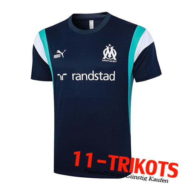 Marseille Poloshirt Dunkelblau 2023/2024